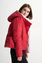 BiBi 2004k  Kırmızı Kadın Kısa Mont