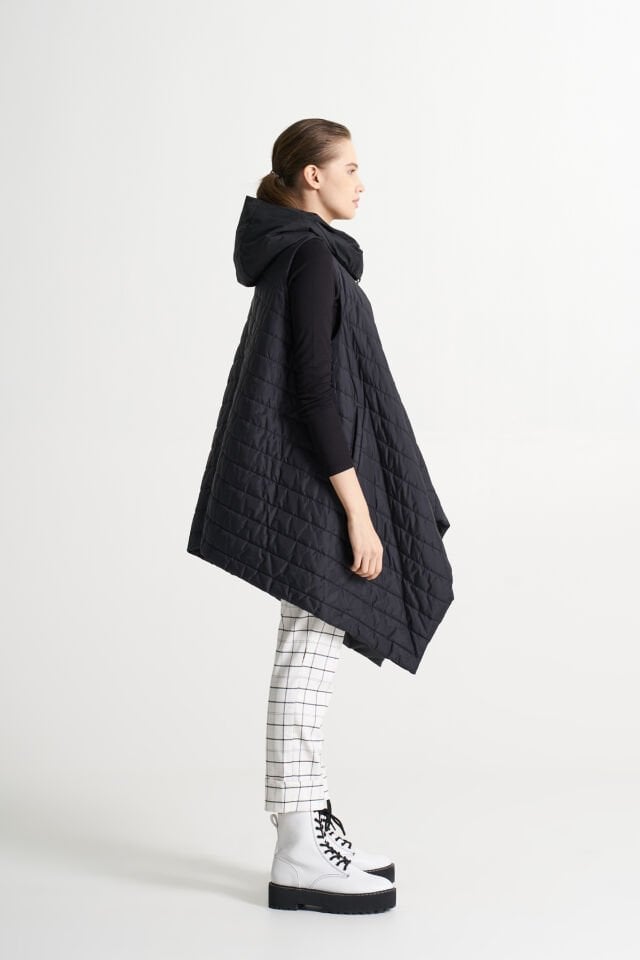 BiBi 2172 Yanları Uzun Kadın Mevsimlik Yelek