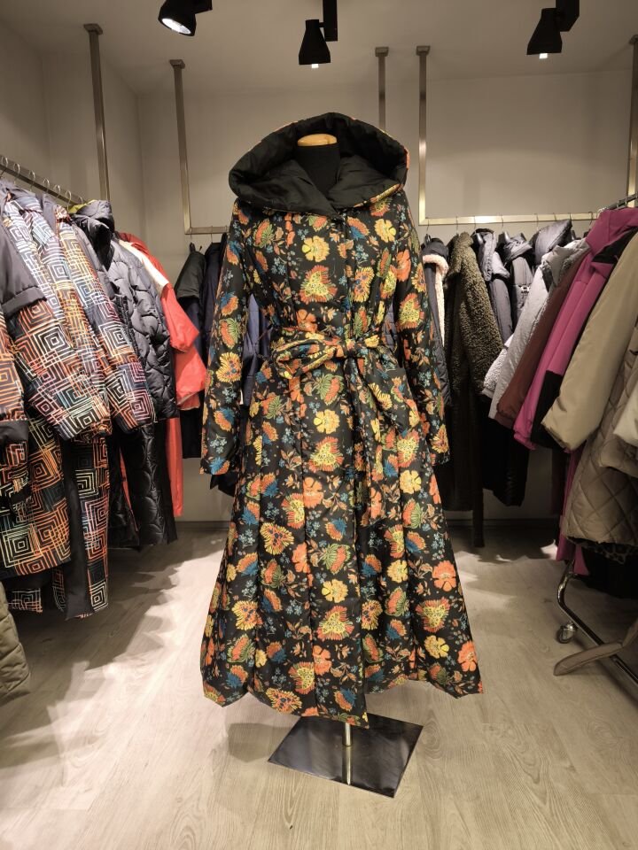 BiBi 2480 ÇİÇEK DESENLİ ÇOK RENKLİ KADIN MONT