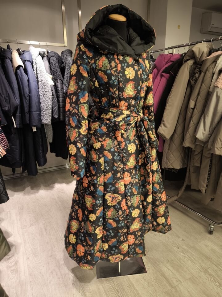 BiBi 2480 ÇİÇEK DESENLİ ÇOK RENKLİ KADIN MONT