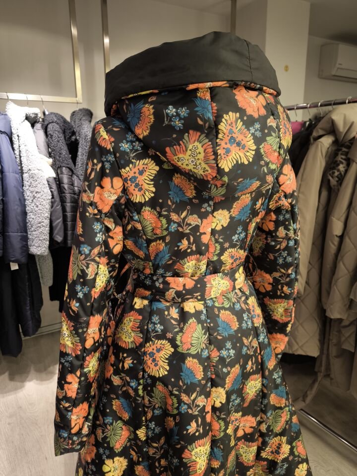 BiBi 136 ÇİÇEK DESENLİ ÇOK RENKLİ KADIN MONT