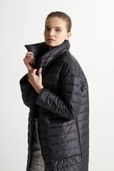 BiBi 2052 Hakim Yakalı Spor Siyah Mont