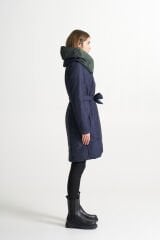 BiBi 2010 İçi Yeşil Lacivet Şal Yaka Kadın Mont