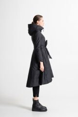 BiBi 2146 Kloş Etekli Siyah Kadın Mont