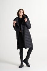 BiBi 2042 Çapraz Fermuar Detaylı İnce Kadın Mont