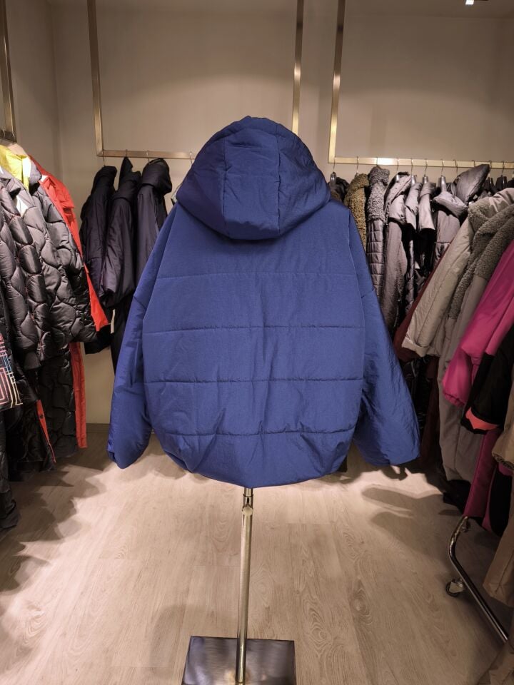 BiBi 2098k Mavi Kısa Kadın Mont