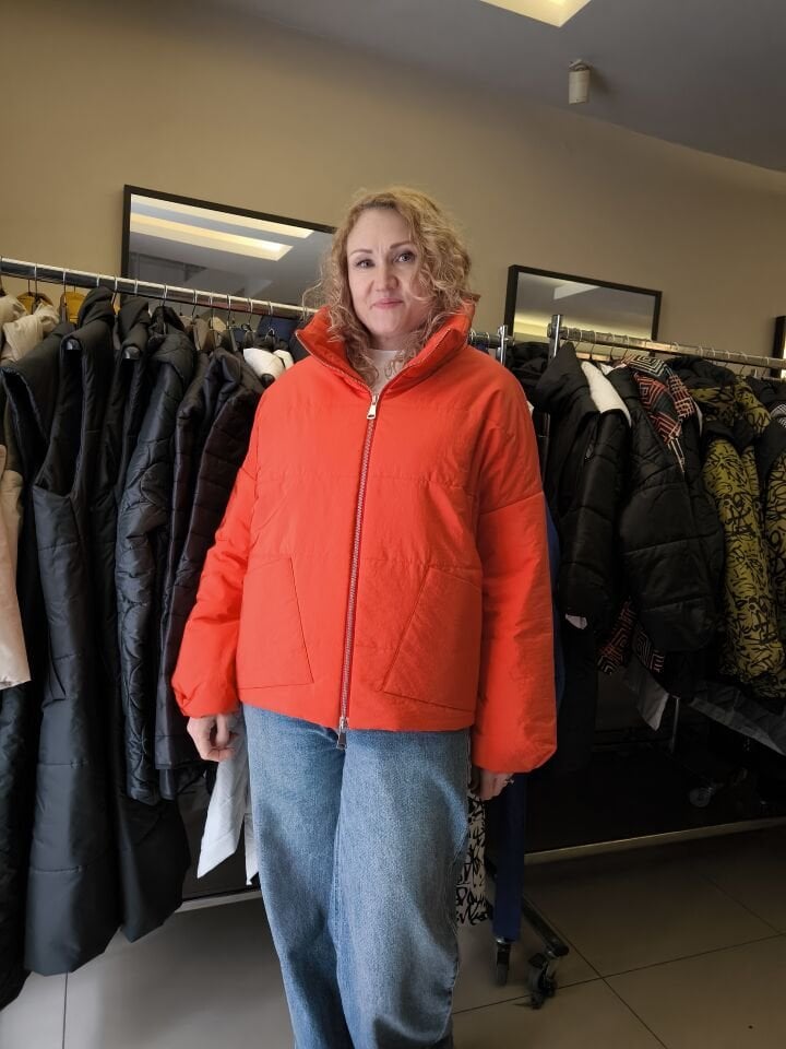 BiBi 2098 Kırmızı Kısa Kadın Mont