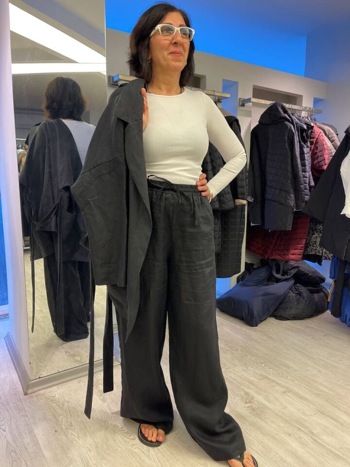 BiBi 5030 Doğal Keten Pantolon