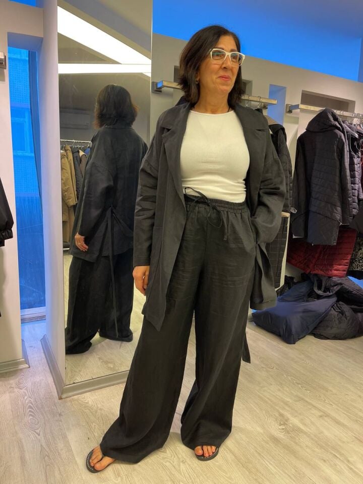 BiBi 5030 Doğal Keten Pantolon