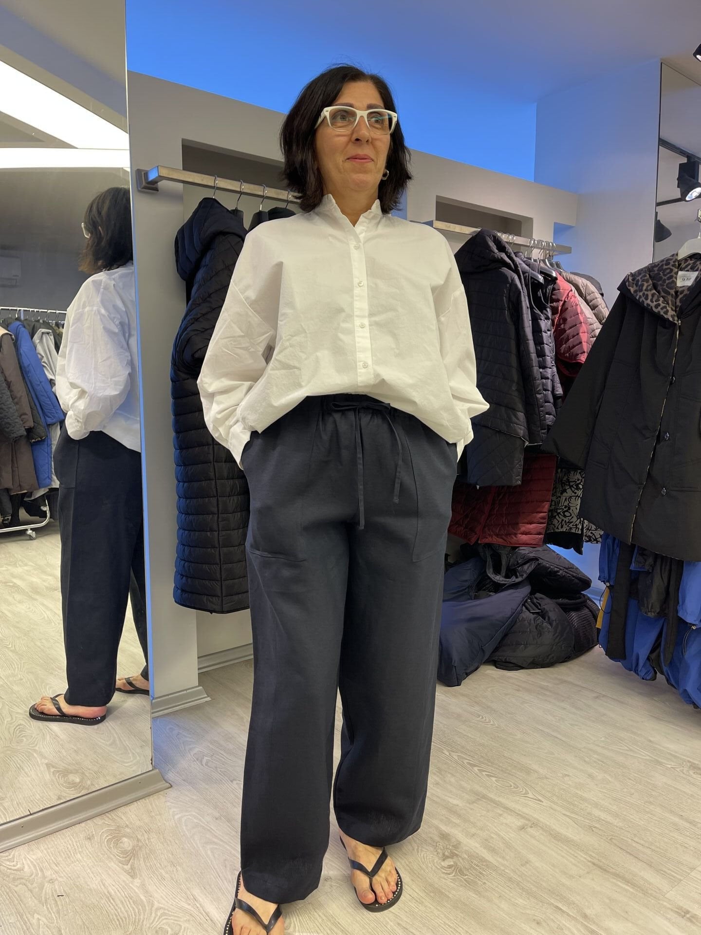 BiBi 5020 Cepli Doğal Keten Pantolon