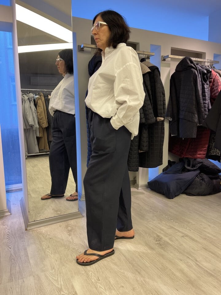 BiBi 5020 Cepli Doğal Keten Pantolon