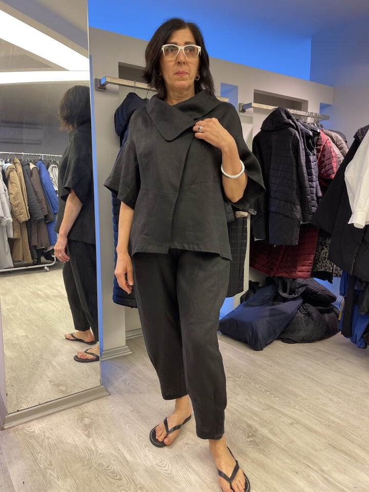 BiBi 5016 Doğal Keten Pantolon