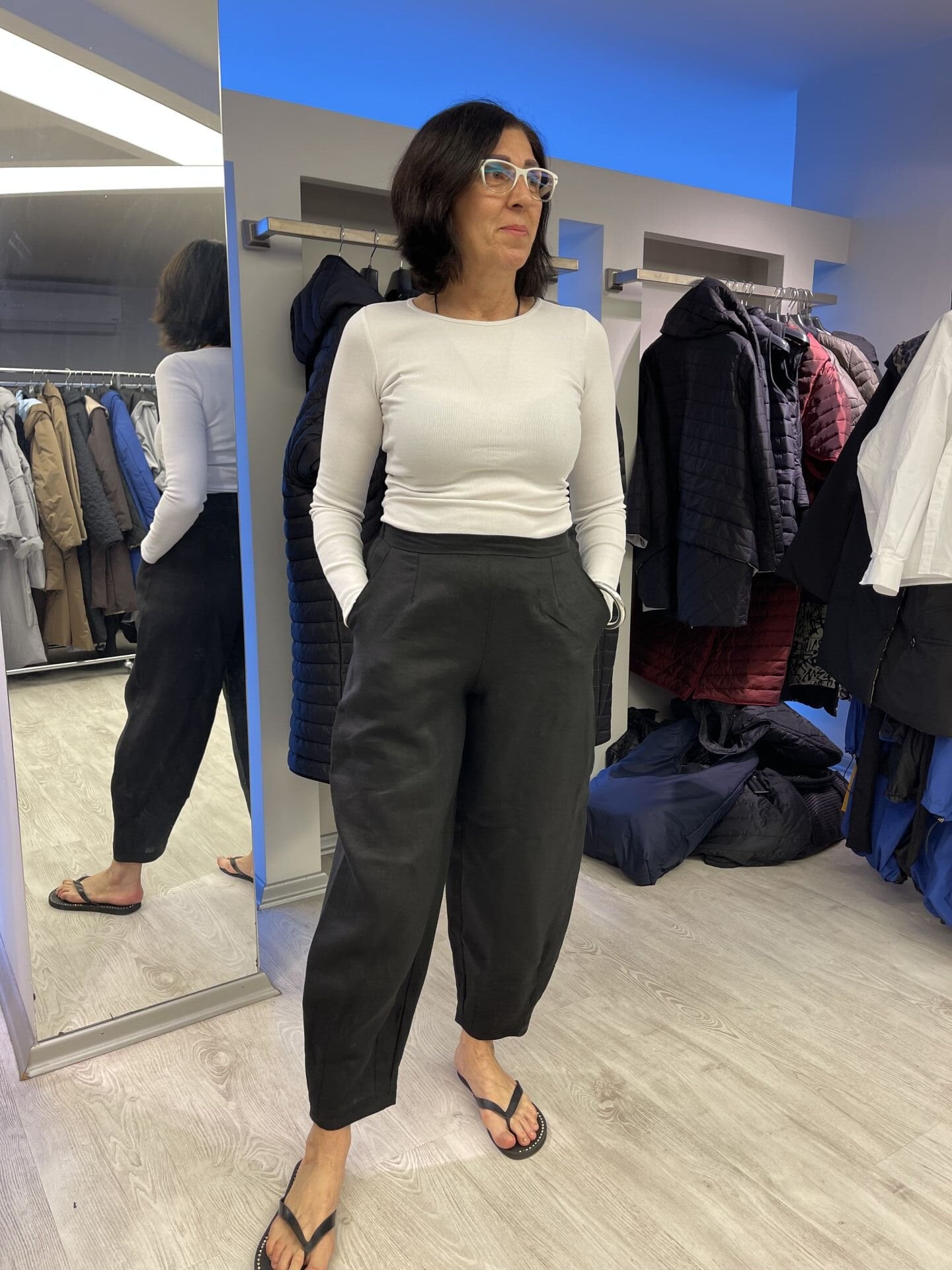 BiBi 5016 Doğal Keten Pantolon