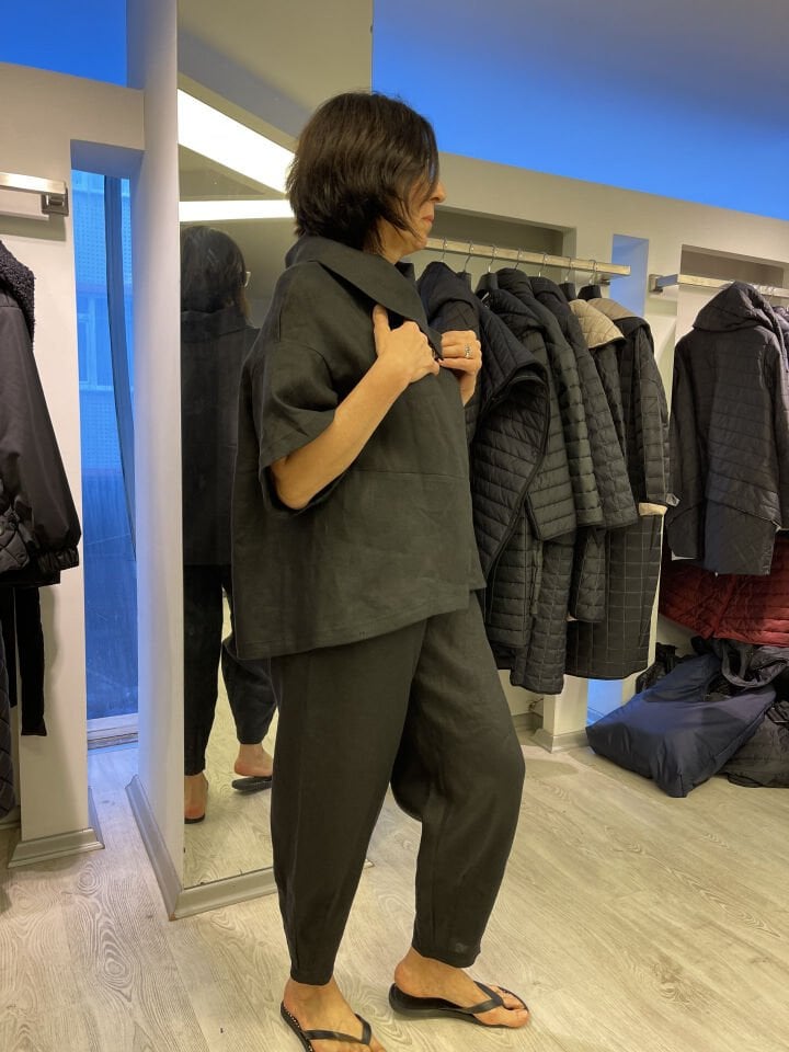 BiBi 5016 Doğal Keten Pantolon
