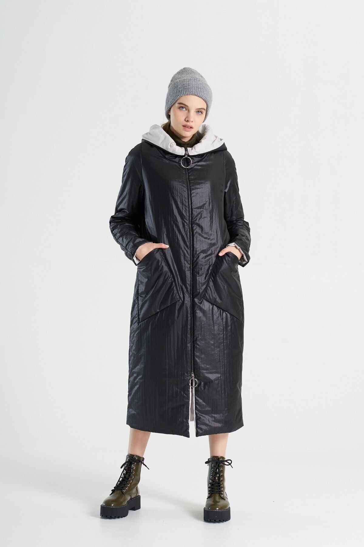 BiBi 2346c Yama Cepli Siyah Uzun Mont