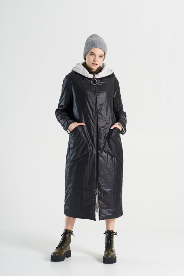 BiBi 2346c Yama Cepli Siyah Uzun Mont