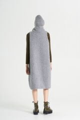 BiBi 2346y Teddy Kumaş Asimetrik Kadın Yelek