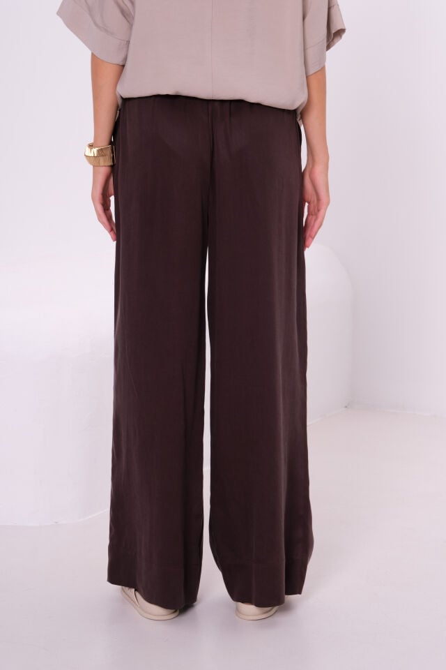 BiBi %100 Keten Bluz & Palazzo Pantolon Takım
