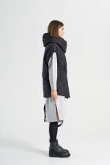 BiBi 2096 Kapüşonlu Kısa Mont Yelek