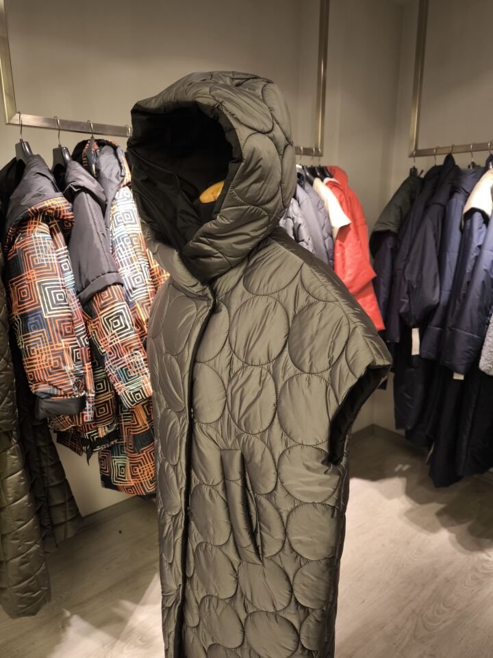 BiBi 128 YUVARLAK KAPİTONELİ GRİ UZUN MONT YELEK