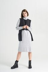 BiBi 2076  Kadın Asimetrik Tasarım Yelek